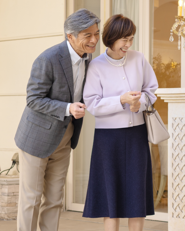 笑顔な夫婦